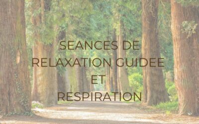 « Pauses relax » – Relaxation et lâcher prise